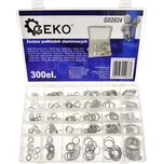 Sada hliníkových podložek 300ks 9-36mm, Geko G02824