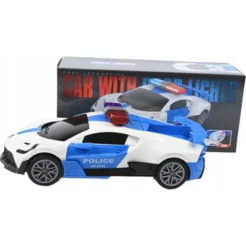 autíčko POLICEJNÍ AUTO NA BATERIE SE SVĚTLEM A ZVUKEM - JEZDÍ SAMO