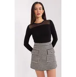 Lakerta Černobílá sukně s kapsami Velikost: XS