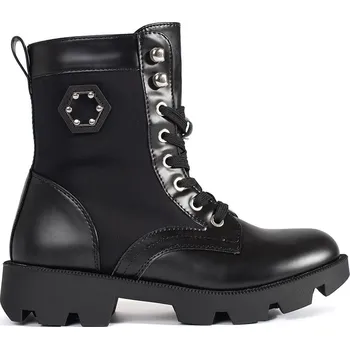 Dámská treková obuv Černé dámské workery na platformě 8602-PA-B Velikost: 36