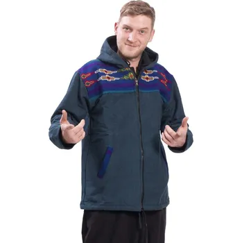 Teplá pánská bunda VIKRAM petrolejová III. L