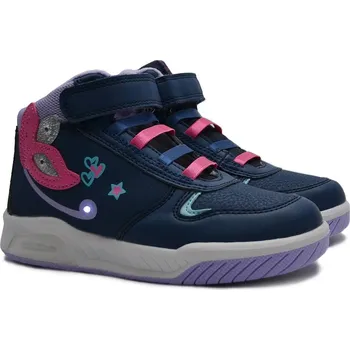 Chlapecké polobotky Zimní dívčí blikací boty American Club ES161/24 modrorůžové Velikost: 33