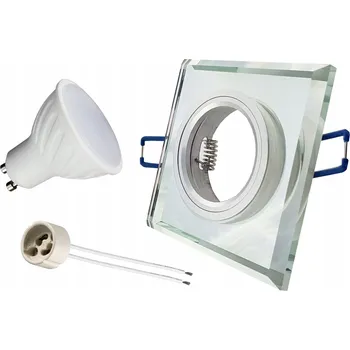 Stropní zapuštěné svítidlo LED-ONE 5 W GU10 9 cm stříbrné