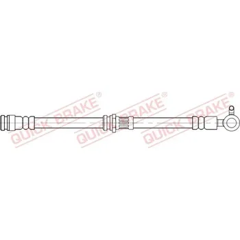 Brzdová hadice Brzdové hadice quick brake 59.804 QB