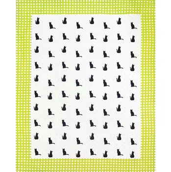 Utěrka Bavlněná kuchyňská utěrka Jedeka Greece 52x66 cm bílá a zelená