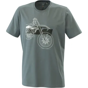 triko RADICAL SX 450, KTM (šedá)