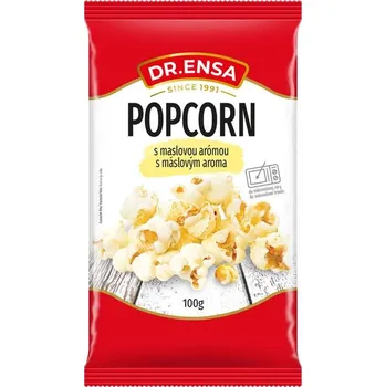 Slaná pochutina Popcorn s máslovým aroma 100g - Dr.Ensa