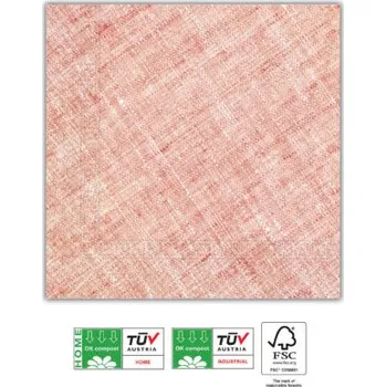 Papírový kapesník Procos EKO papírové ubrousky ČERVENÉ, 33x33 cm, 20 ks