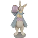 Clayre & Eef - Dekorativní figurka králíka s vajíčkem 6PR4013