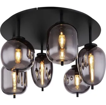 Svítidlo GLOBO BLACKY 15345-6D Stropní svítidlo - GLOBO GLO 15345-6D