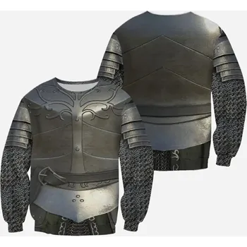 Dámská mikina Mikina s 3D potiskem knight rytíř CS358 Velikost: S, Barva (Varianta): Svetr