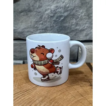 Keramický hrnek kapybara na bruslích