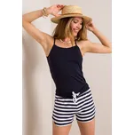 BERRAK Tmavě modrý top na ramínka Velikost: M