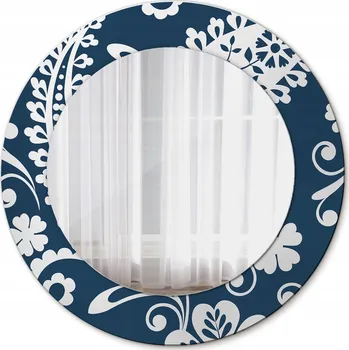 Zrcadlo Moderní závěsné zrcadlo Kompozice Paisley 50