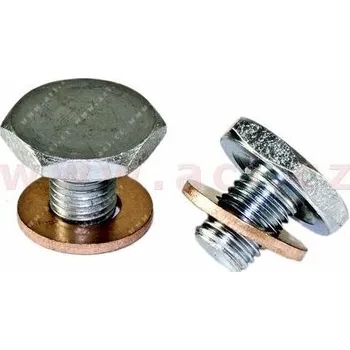 Auto-moto výpustný šroub olejové vany M10x1.25 L=13 mm, celk. délka = 17 mm