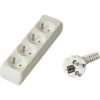 Prodlužovací kabel OEM Kabel PremiumCord prodlužovací přívod 230V 7m 4 zásuvky PP4-07