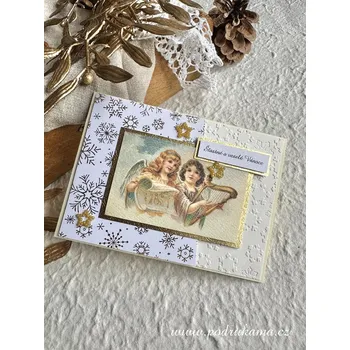 Pod Rukama Vánoční přání s andělem