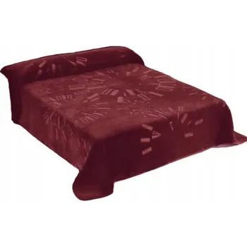 deka Akrylová deka 220 cm x 240 cm červená