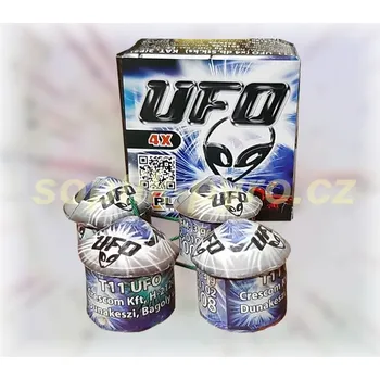 Zábavní pyrotechnika ohnivé UFO - balení 4 kusy (zábavní pyrotechnika kategorie F2 (prodejné od 18 let))