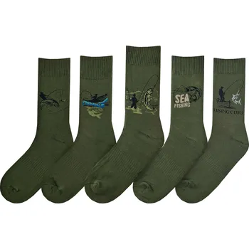 DARRÉ Pánské ponožky termo Rybářské 2 Velikost: 39 - 42 Zelená