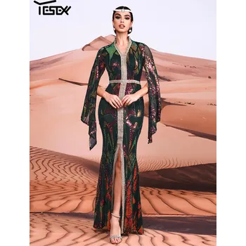 Dámské šaty Plesové šaty dlouhé LC10220 Barva: Černá, Velikost: M