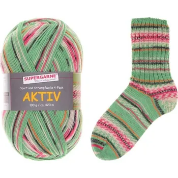 Supergarne Ponožková příze Aktiv 4-nitka –⁠⁠⁠⁠⁠⁠ Norway Vzor: eide
