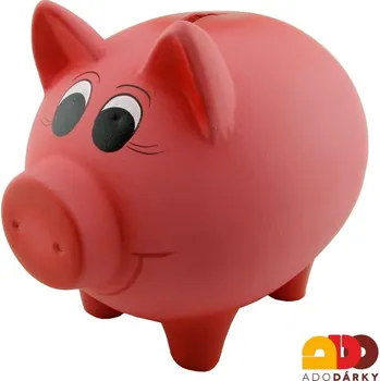 Pokladnička Pokladnička prase růžové střední 22 cm (Tradiční pokladnička ve tvaru prasátka)