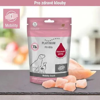 Pamlsek pro psa Platinum Natural Fit-Bits Mobility 150g