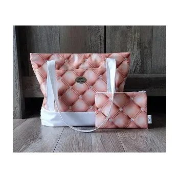 Kabelka Dámská kabelka s kapsičkou na drobnosti béžová