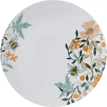 Talíř Porcelánový jídelní talíř Bee Bloom