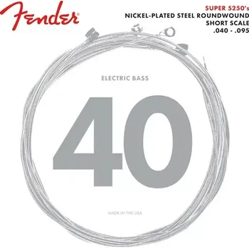 Příslušenství pro strunný nástroj Struny pro baskytaru Fender 5250XL Super Bass Short Scale .040-.095