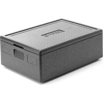 Dóza na potraviny Tepelně izolační nádoba Pyocellan, HENDI, Kitchen Line, GN 1/1, 53L, Černá, 685x485x(H)260mm