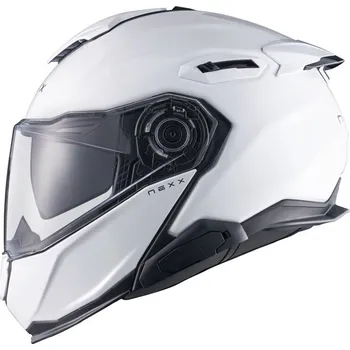 Helma na motorku NEXX X.LIFETOUR Plain white vel. S