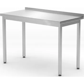 Dílenský stůl Nástěnný stůl – přišroubovaný, hloubka 600 mm, HENDI, Budget Line, 1200x600x(H)850mm