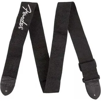 Strunný nástroj Řemen kytarový Fender 2" Black Poly Strap Grey