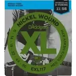 Struny pro elektrickou kytaru D'Addario EXL117 - 11/56