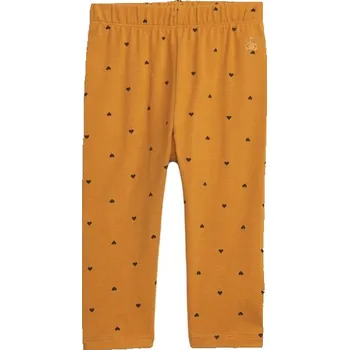 Dětské legíny GAP BABY 6-12M Oranžová, Černá