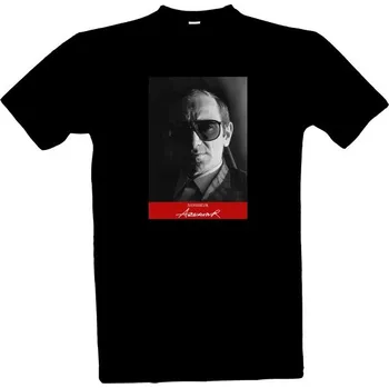 Tričko s potiskem Monsieur Charles Aznavour pánské