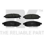 Sada brzdových destiček, kotoučová brzda NK 229328