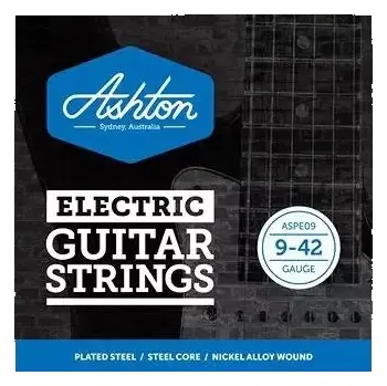 Struna pro kytaru a smyčcový nástroj Struny pro elektrickou kytaru Ashton ASP E09 - 09/42