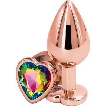Anální kolík Kolík anální NS Novelties Rear Assets Rose Gold Heart M - s kupónem KUP15 cena 331 Kč + extra diskrétní expedice