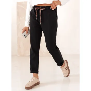 Dámské kalhoty Dámské kalhoty COMFYSTY teplákové UY2296 Barva: Černá, Velikost: S