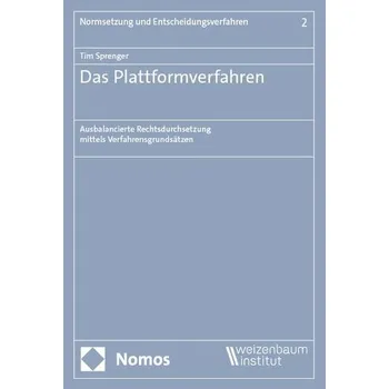 Das Plattformverfahren - Sprenger, Tim