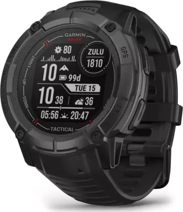 Garmin - 010-02805-03 - Instinct® 2X Solar - Tactical Edition -Black