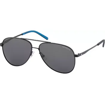 Sluneční brýle Montblanc - MB126928 - Square Black Metal Frame Sunglasses