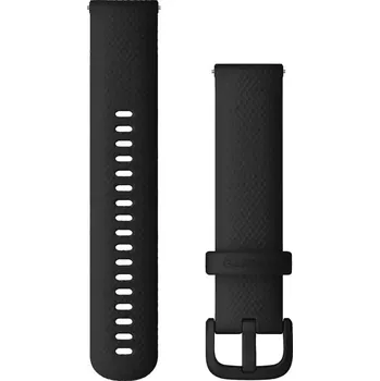 Garmin - 010-13021-99 - Řemínek pro Venu - QuickFit 20, silikonový, černý, černá ocelová přezka - 010-13021-99