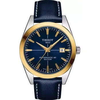 Hodinky Tissot - T927.407.46.041.01 - GENTLEMAN POWERMATIC 80 SILICIUM SOLID 18K GOLD BEZEL