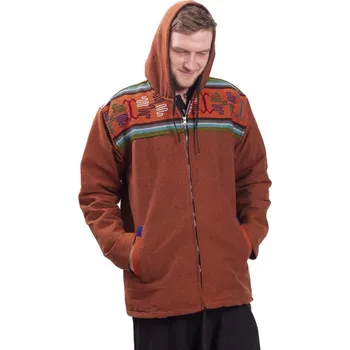 Teplá pánská bunda VIKRAM rezavá XL