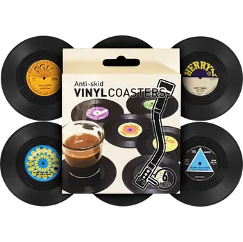 Podtácek CapGun Set 6 podtácků - LP vinyl - Gramofonové desky - M2