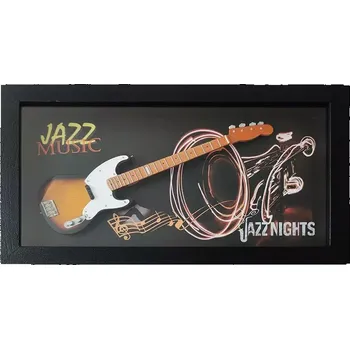 Elektrická kytara Miniatura kytary Music Legends PPT-MKB002 Jazz Music - Jazz Nights Fender Precision Bass